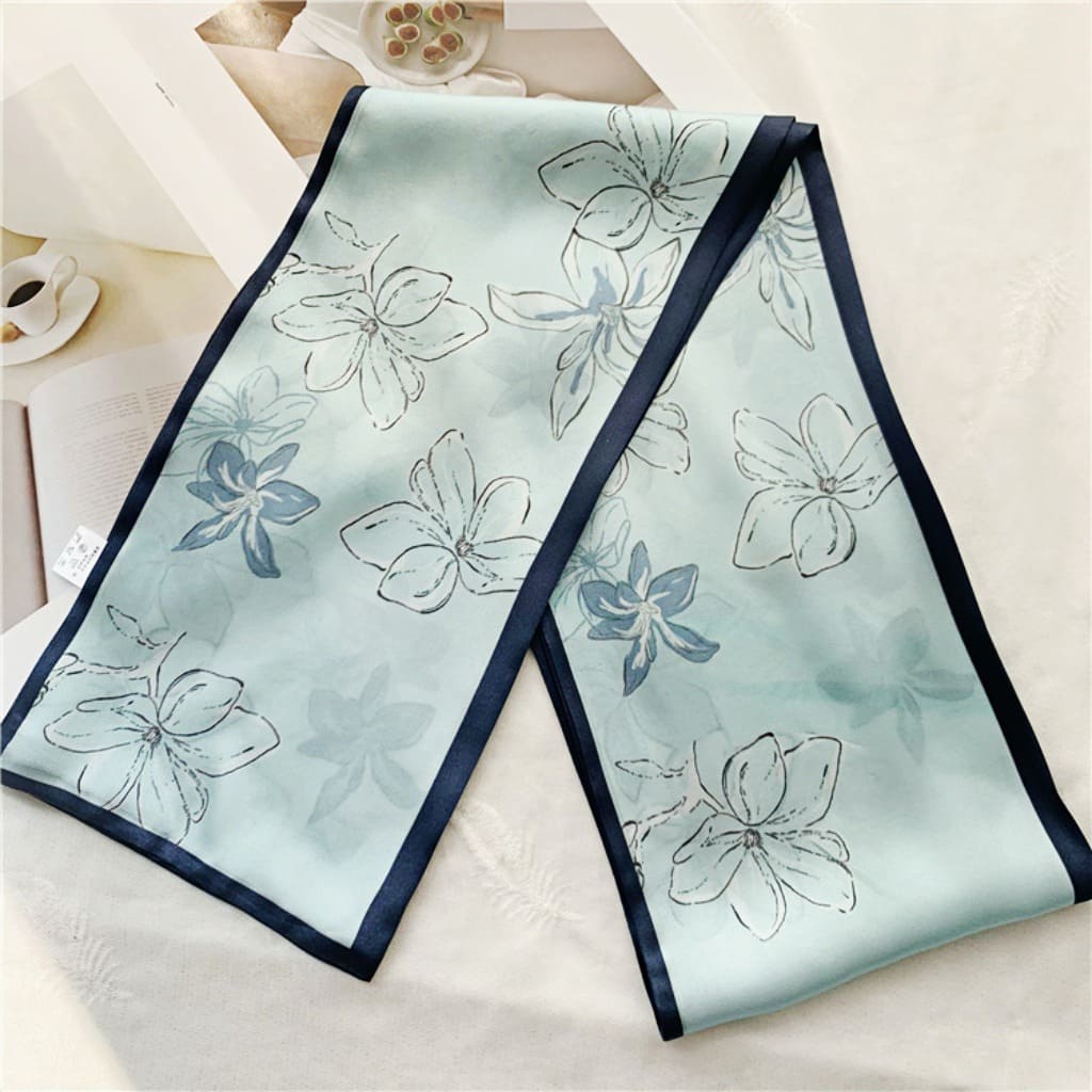 MaraSilk Pure Mulberry Silk Scarf - Ribbon Satin MS652