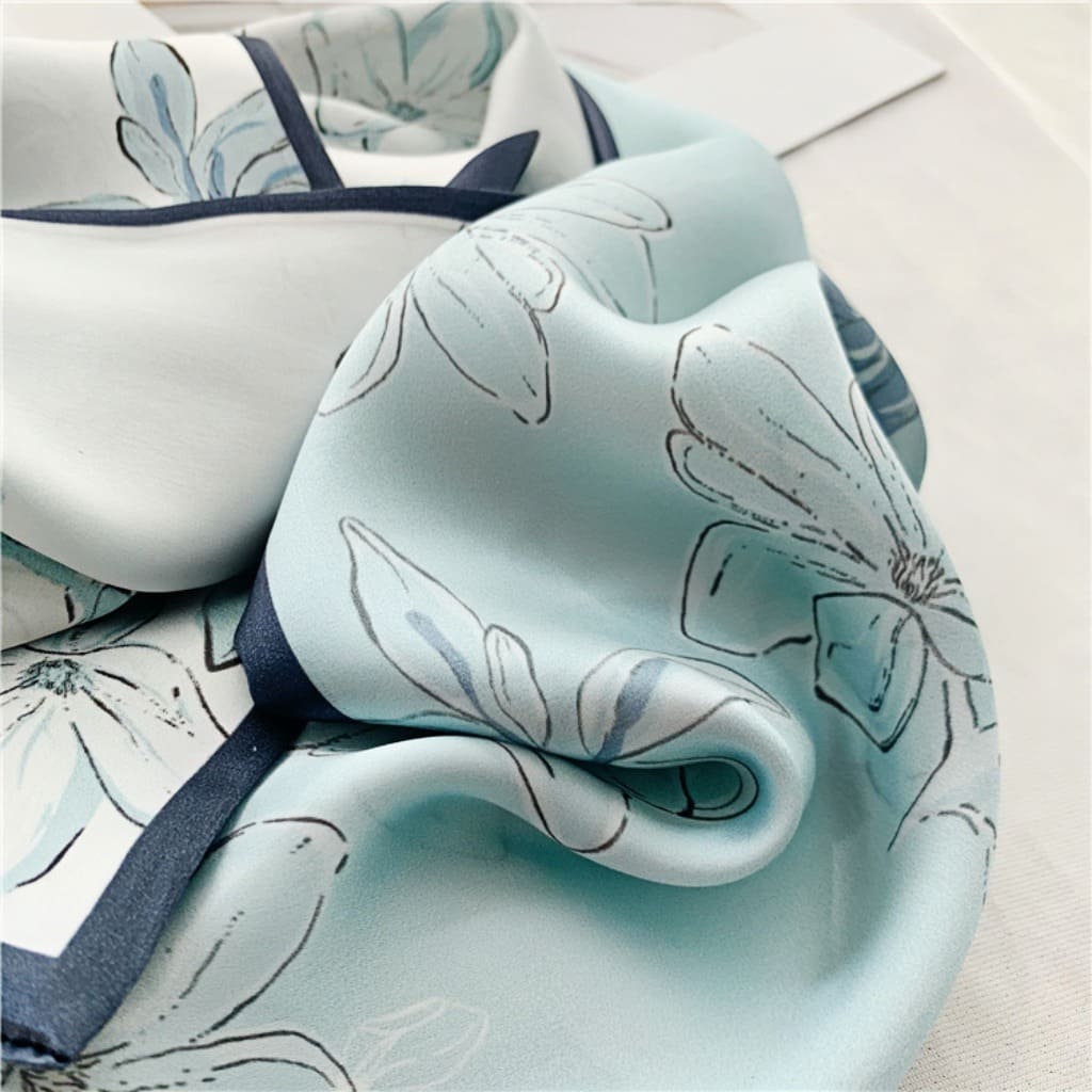 MaraSilk Pure Mulberry Silk Scarf - Ribbon Satin MS652