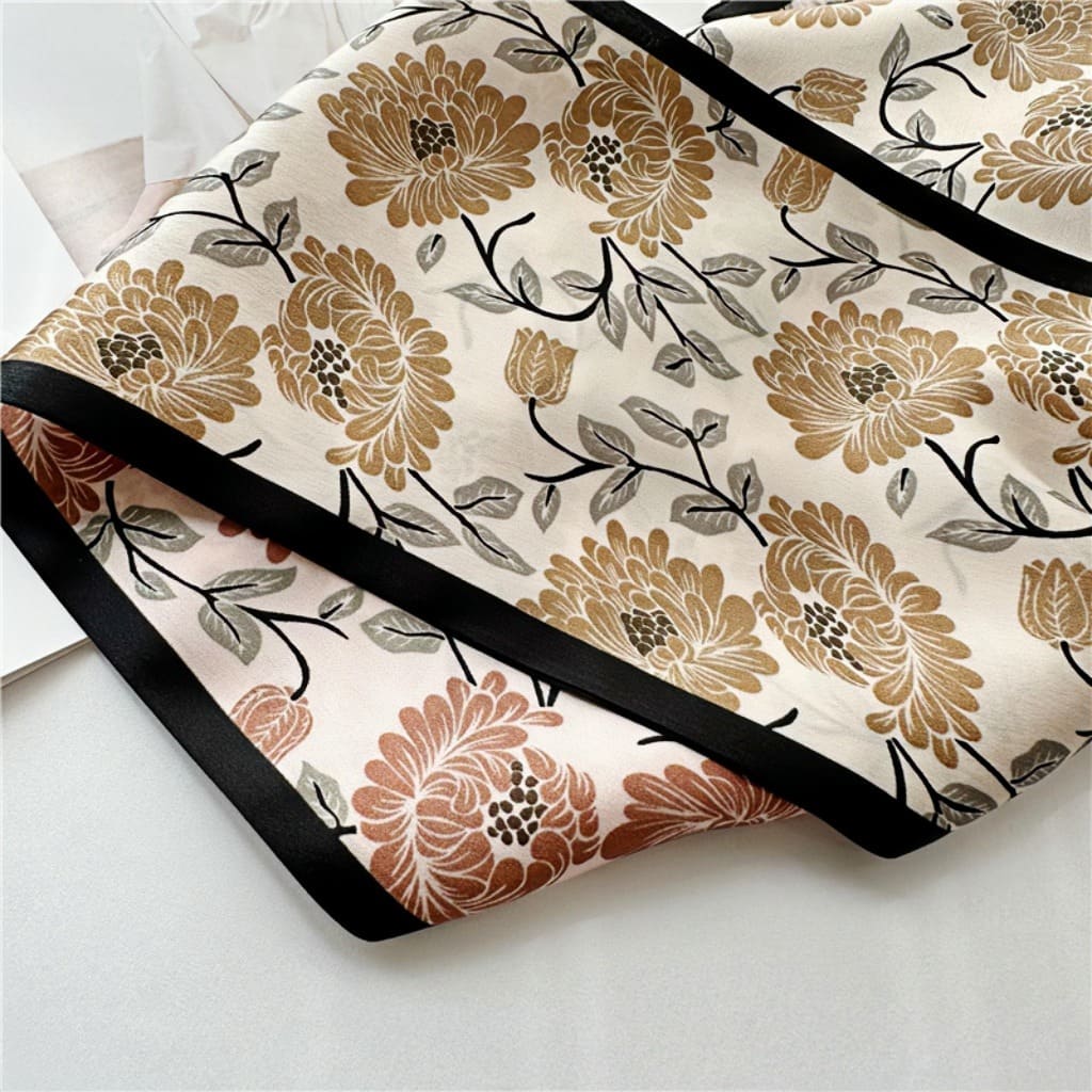 MaraSilk Pure Mulberry Silk Scarf - Ribbon Satin MS654