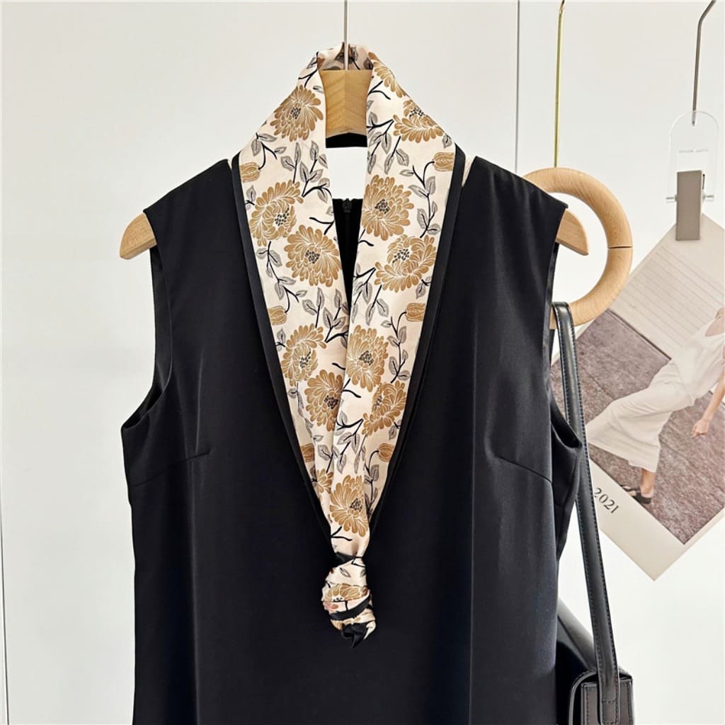 MaraSilk Pure Mulberry Silk Scarf - Ribbon Satin MS654