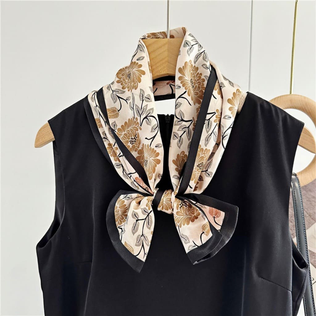 MaraSilk Pure Mulberry Silk Scarf - Ribbon Satin MS654