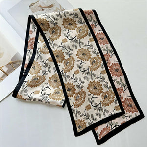 MaraSilk Pure Mulberry Silk Scarf - Ribbon Satin MS654