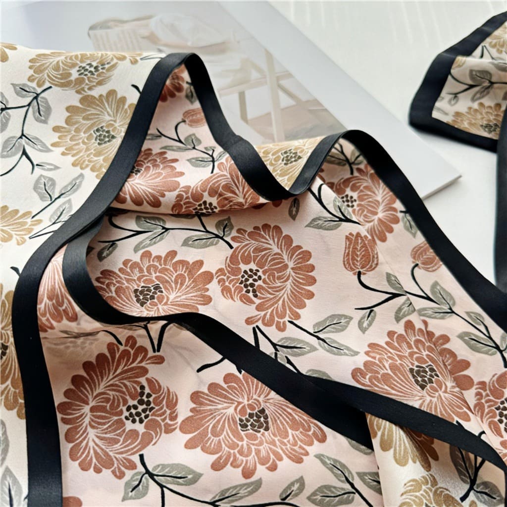 MaraSilk Pure Mulberry Silk Scarf - Ribbon Satin MS654