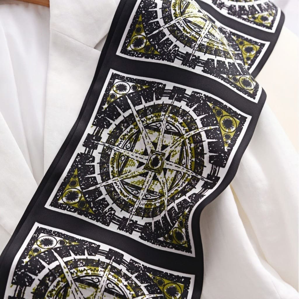 MaraSilk Pure Mulberry Silk Scarf - Ribbon Satin MS655