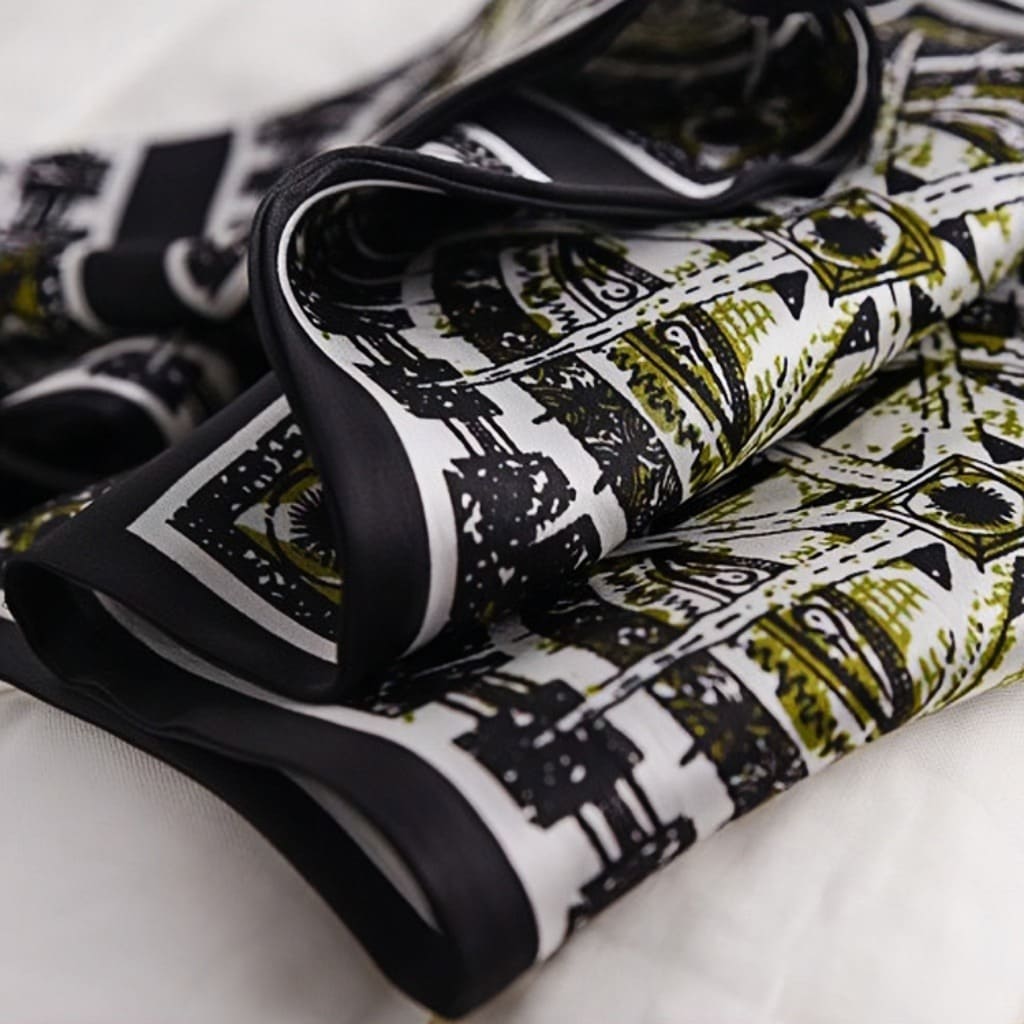 MaraSilk Pure Mulberry Silk Scarf - Ribbon Satin MS655