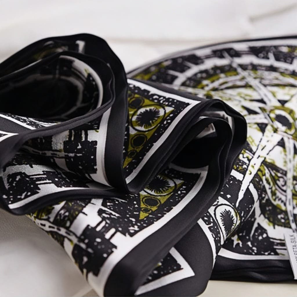 MaraSilk Pure Mulberry Silk Scarf - Ribbon Satin MS655