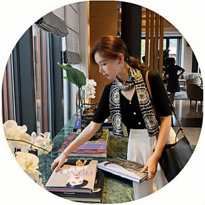 MaraSilk Pure Mulberry Silk Scarf - Ribbon Satin MS655