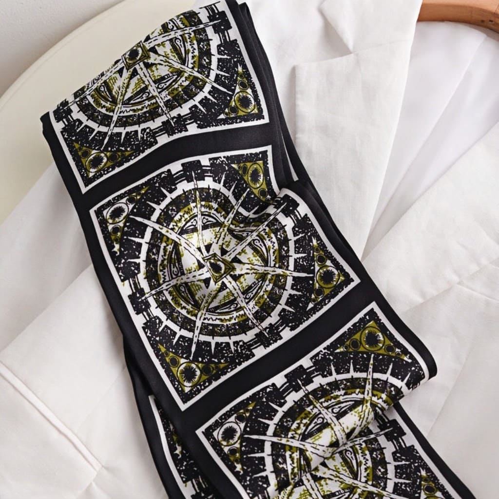 MaraSilk Pure Mulberry Silk Scarf - Ribbon Satin MS655