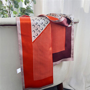 MaraSilk Pure Mulberry Silk Scarf - Ribbon Satin MS657