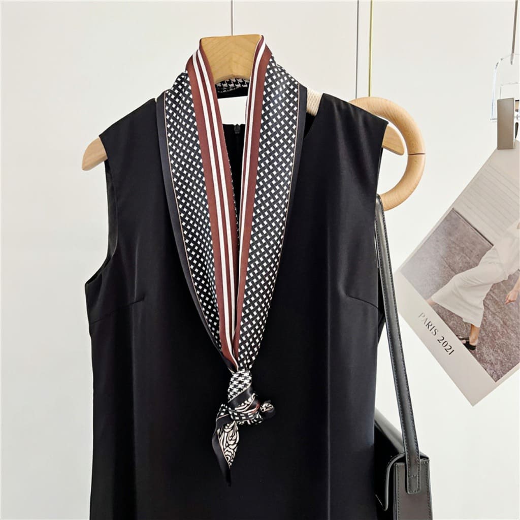 MaraSilk Pure Mulberry Silk Scarf - Ribbon Satin MS658