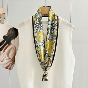MaraSilk Pure Mulberry Silk Scarf - Ribbon Satin MS659