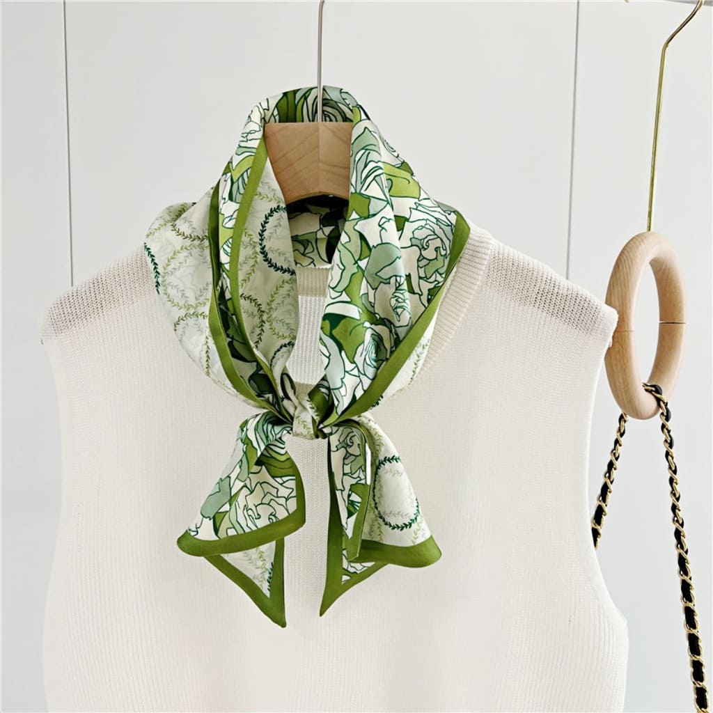 MaraSilk Pure Mulberry Silk Scarf - Ribbon Satin MS659