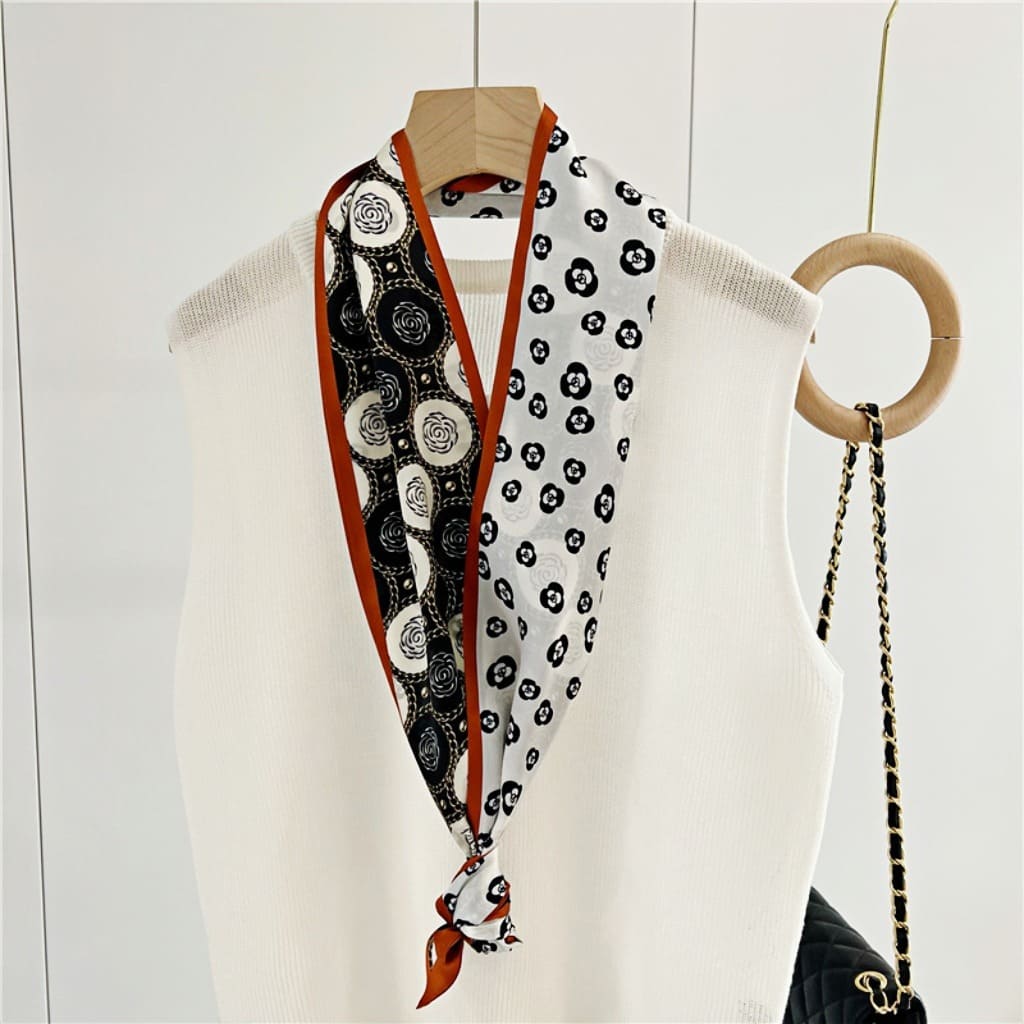 MaraSilk Pure Mulberry Silk Scarf - Ribbon Satin MS659