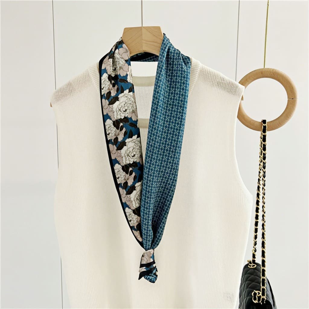 MaraSilk Pure Mulberry Silk Scarf - Ribbon Satin MS659