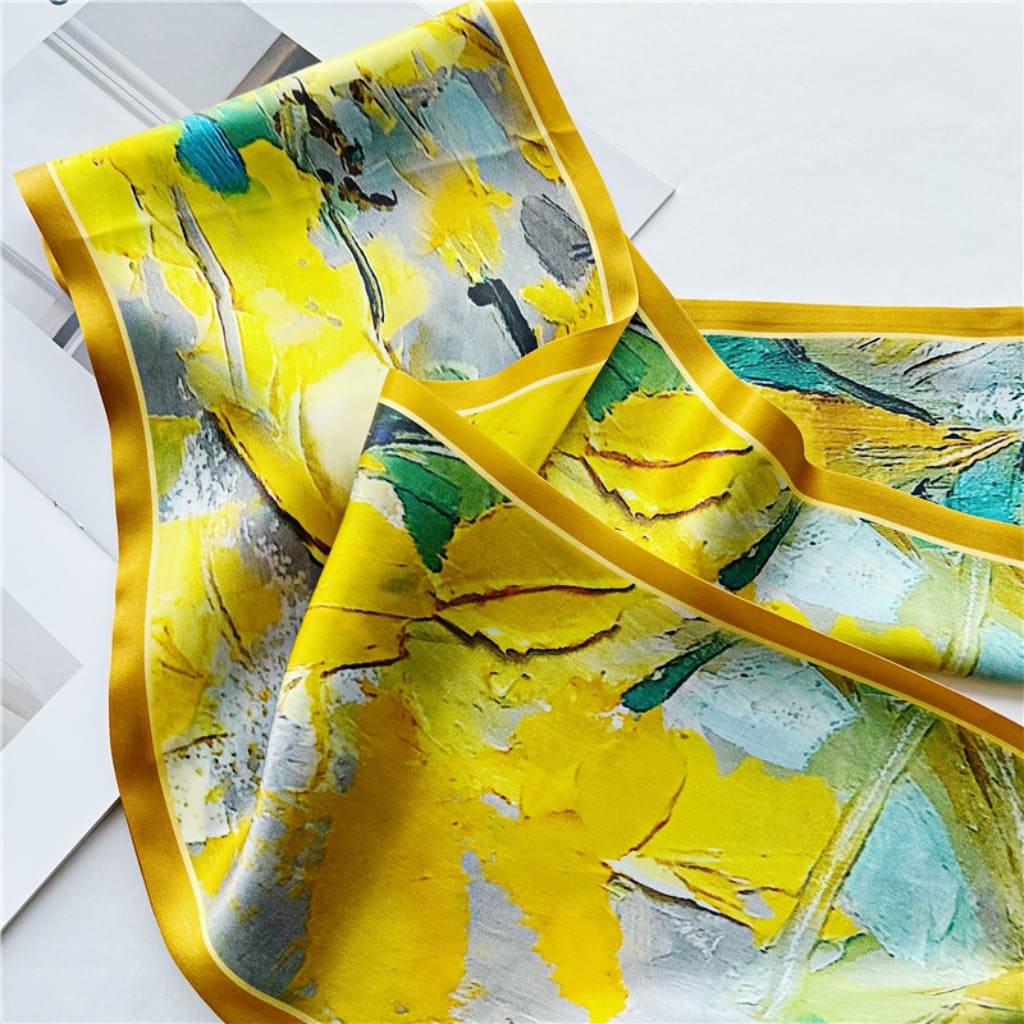 MaraSilk Pure Mulberry Silk Scarf - Ribbon Satin MS659