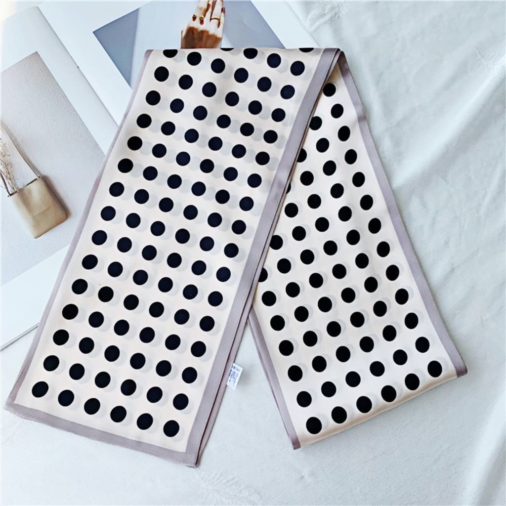 MaraSilk Pure Mulberry Silk Scarf - Ribbon Satin MS661