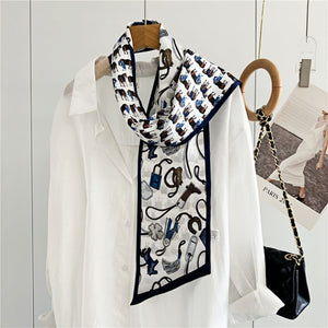 MaraSilk Pure Mulberry Silk Scarf - Ribbon Satin MS662