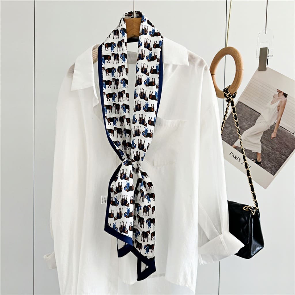 MaraSilk Pure Mulberry Silk Scarf - Ribbon Satin MS662