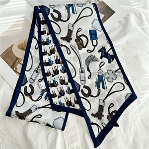 MaraSilk Pure Mulberry Silk Scarf - Ribbon Satin MS662