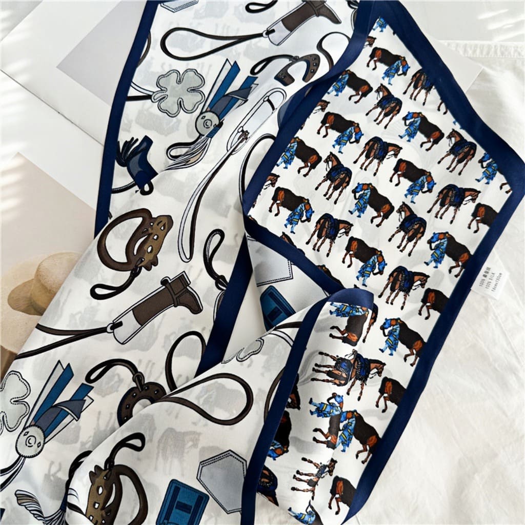 MaraSilk Pure Mulberry Silk Scarf - Ribbon Satin MS662