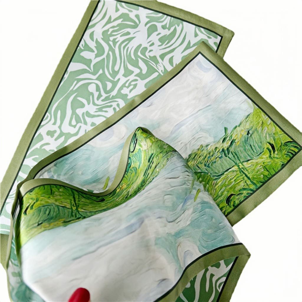 MaraSilk Pure Mulberry Silk Scarf - Ribbon Satin MS663