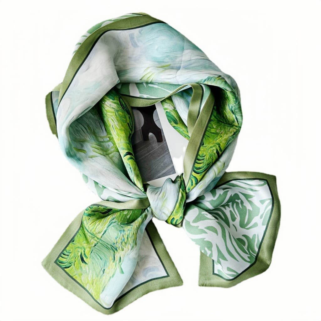 MaraSilk Pure Mulberry Silk Scarf - Ribbon Satin MS663