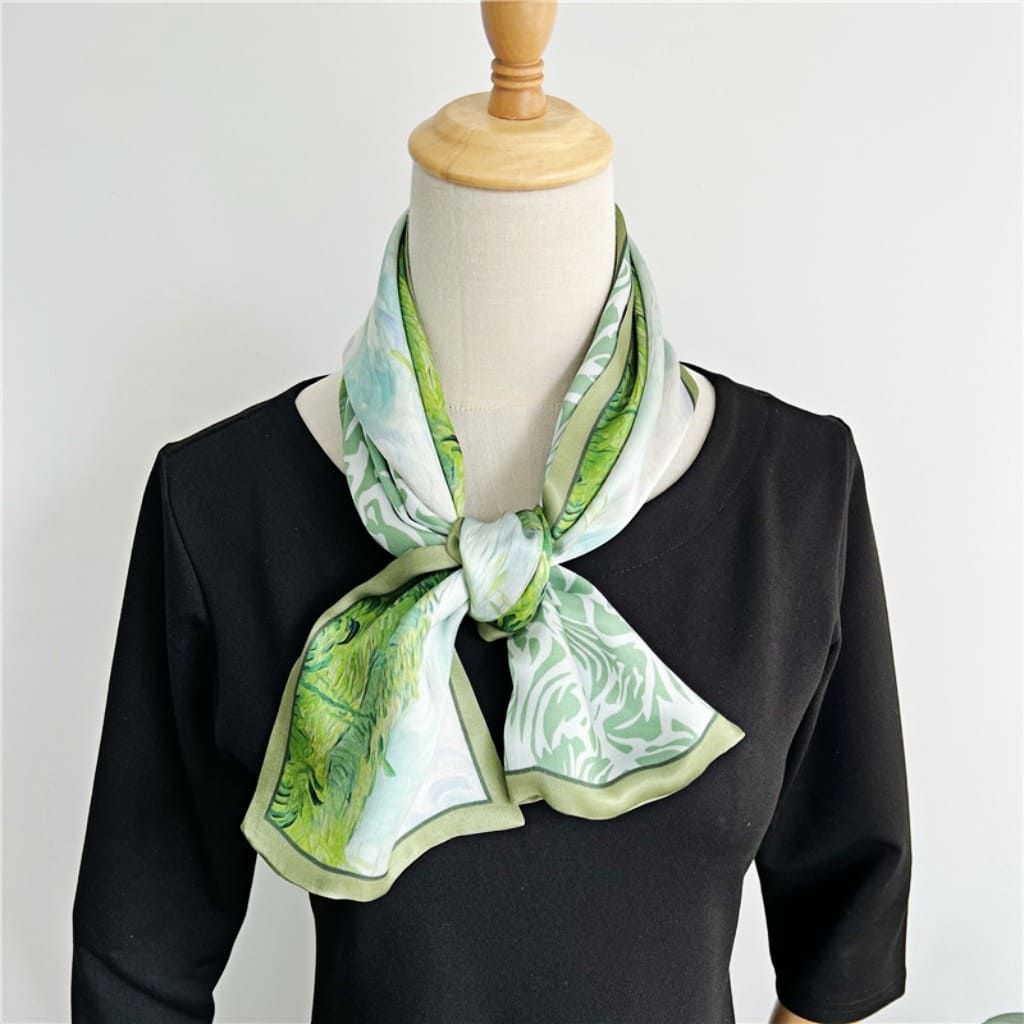 MaraSilk Pure Mulberry Silk Scarf - Ribbon Satin MS663 59" x 6" MS66301