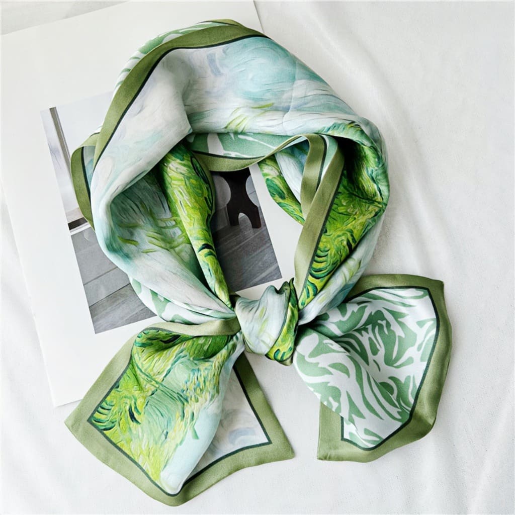 MaraSilk Pure Mulberry Silk Scarf - Ribbon Satin MS663