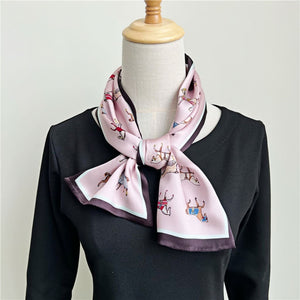 MaraSilk Pure Mulberry Silk Scarf - Ribbon Satin MS665