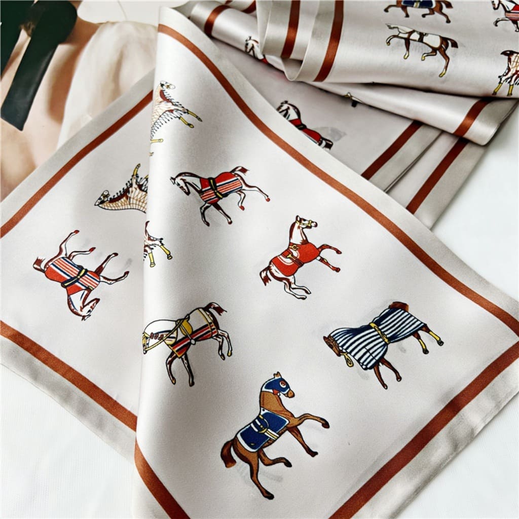 MaraSilk Pure Mulberry Silk Scarf - Ribbon Satin MS665