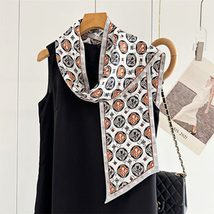 MaraSilk Pure Mulberry Silk Scarf - Ribbon Satin MS666 59" x 6" MS66602