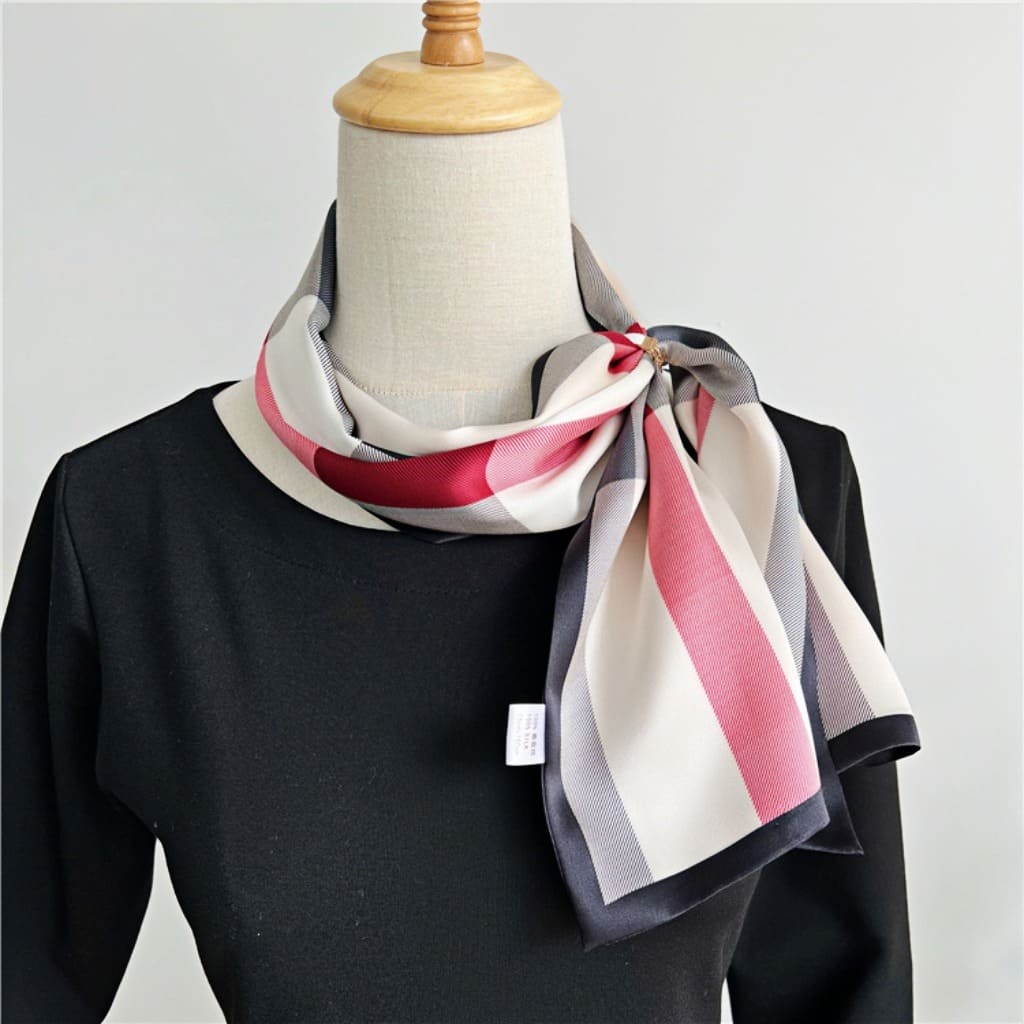 MaraSilk Pure Mulberry Silk Scarf - Ribbon Satin MS669