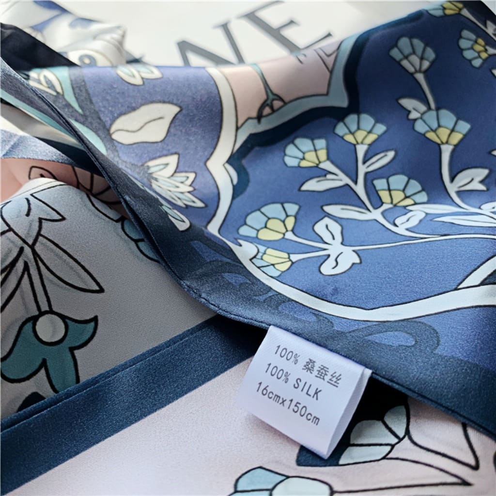 MaraSilk Pure Mulberry Silk Scarf - Ribbon Satin MS670