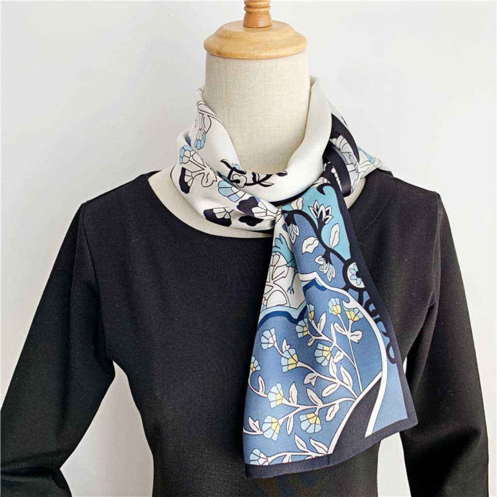 MaraSilk Pure Mulberry Silk Scarf - Ribbon Satin MS670