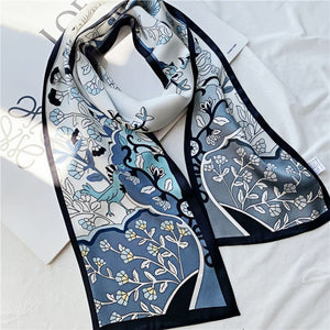 MaraSilk Pure Mulberry Silk Scarf - Ribbon Satin MS670