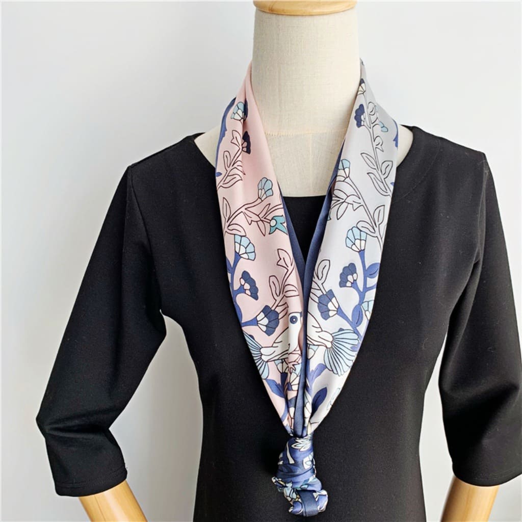 MaraSilk Pure Mulberry Silk Scarf - Ribbon Satin MS670