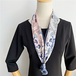 MaraSilk Pure Mulberry Silk Scarf - Ribbon Satin MS670