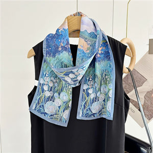 MaraSilk Pure Mulberry Silk Scarf - Ribbon Satin MS671