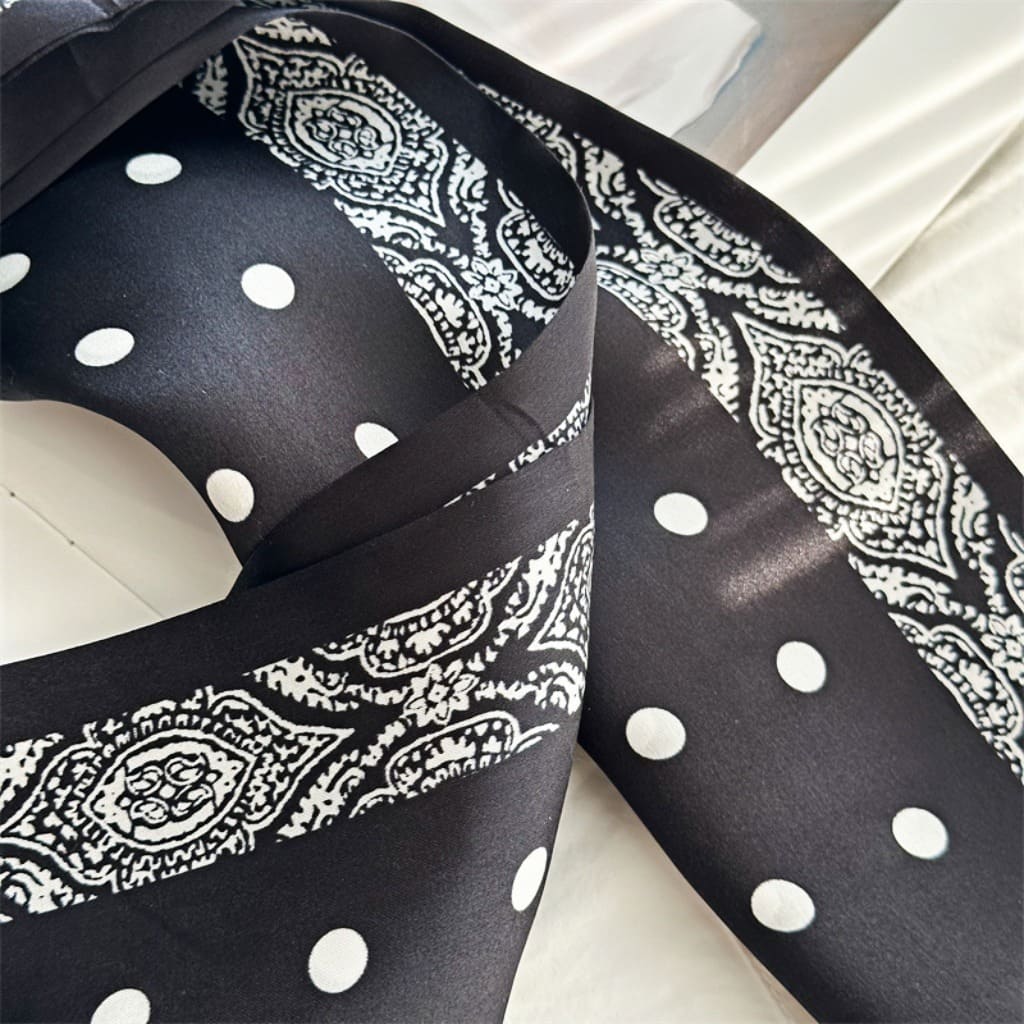 MaraSilk Pure Mulberry Silk Scarf - Ribbon Satin MS673