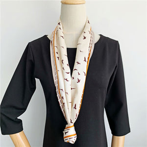 MaraSilk Pure Mulberry Silk Scarf - Ribbon Satin MS674