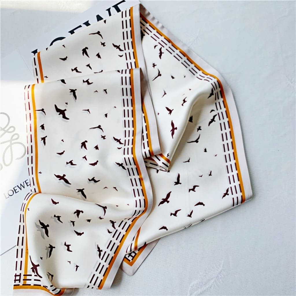 MaraSilk Pure Mulberry Silk Scarf - Ribbon Satin MS674