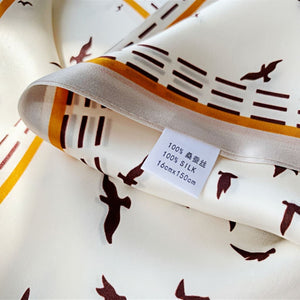 MaraSilk Pure Mulberry Silk Scarf - Ribbon Satin MS674