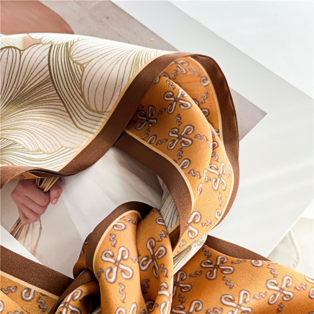 MaraSilk Pure Mulberry Silk Scarf - Ribbon Satin MS676