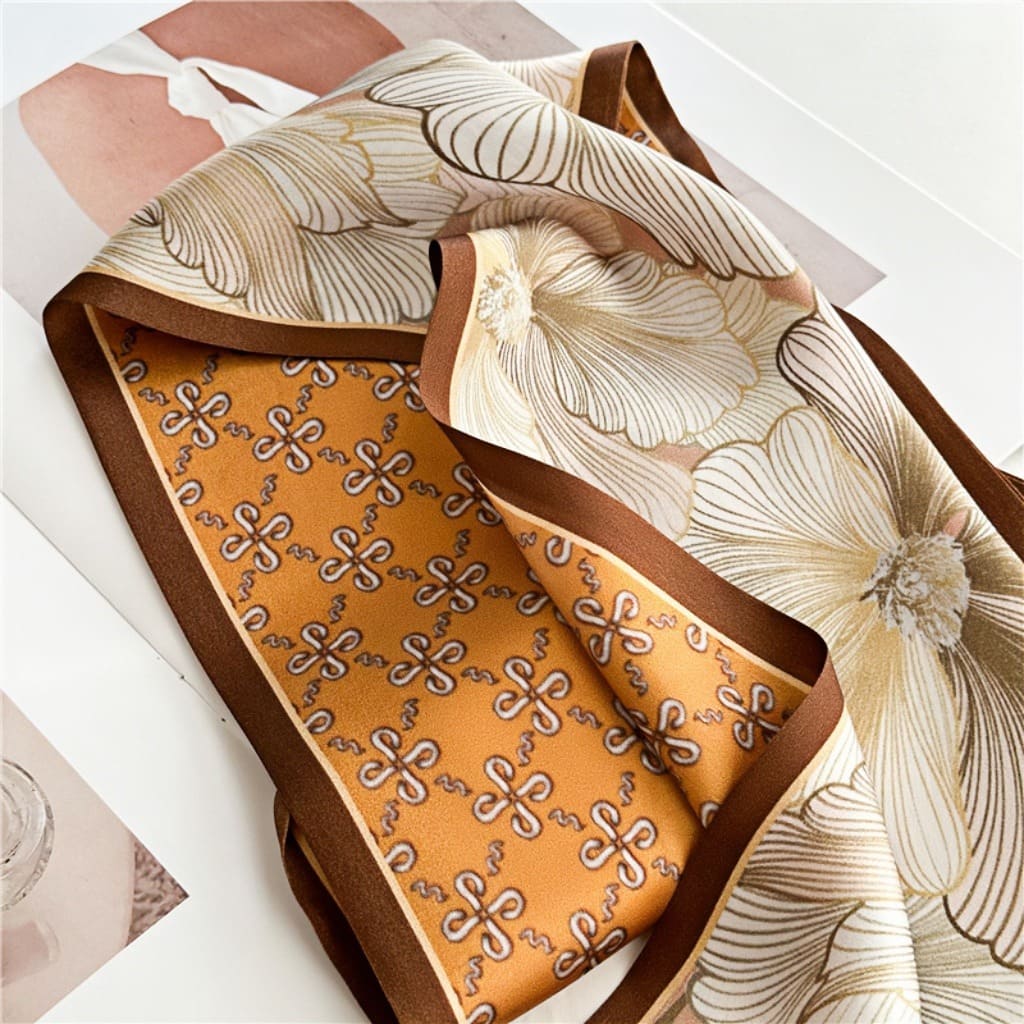 MaraSilk Pure Mulberry Silk Scarf - Ribbon Satin MS676