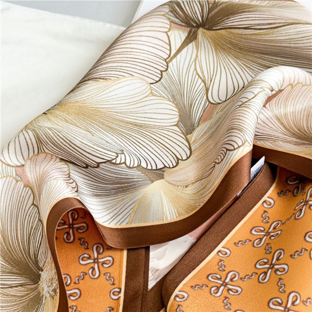 MaraSilk Pure Mulberry Silk Scarf - Ribbon Satin MS676