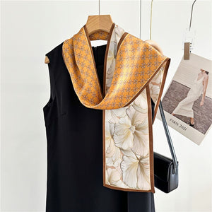 MaraSilk Pure Mulberry Silk Scarf - Ribbon Satin MS676