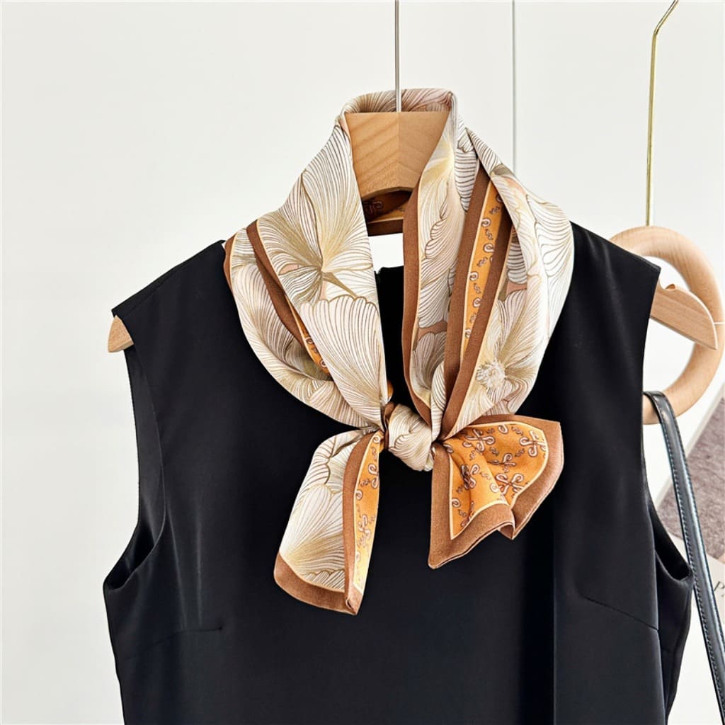 MaraSilk Pure Mulberry Silk Scarf - Ribbon Satin MS676