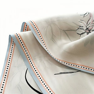 MaraSilk Pure Mulberry Silk Scarf - Ribbon Satin MS678