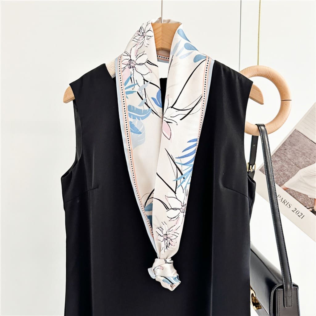 MaraSilk Pure Mulberry Silk Scarf - Ribbon Satin MS678