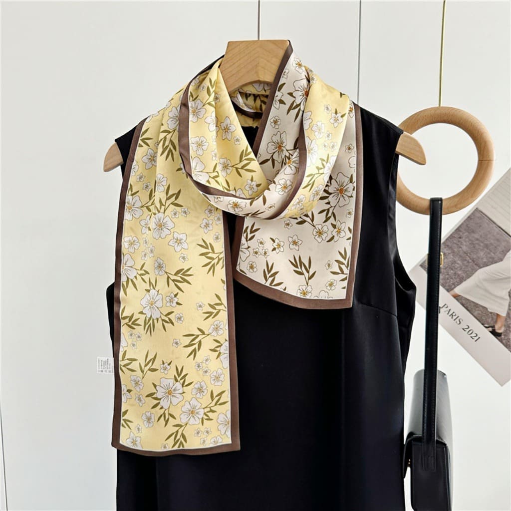 MaraSilk Pure Mulberry Silk Scarf - Ribbon Satin MS679